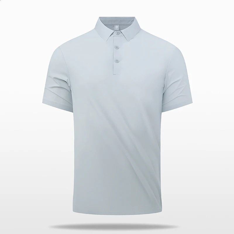 Summer Mens Outdoor Sports and Leisure Polo Shirt High Quality Comfortable Breathable Golf Sports and Fitness T-shirt 250327