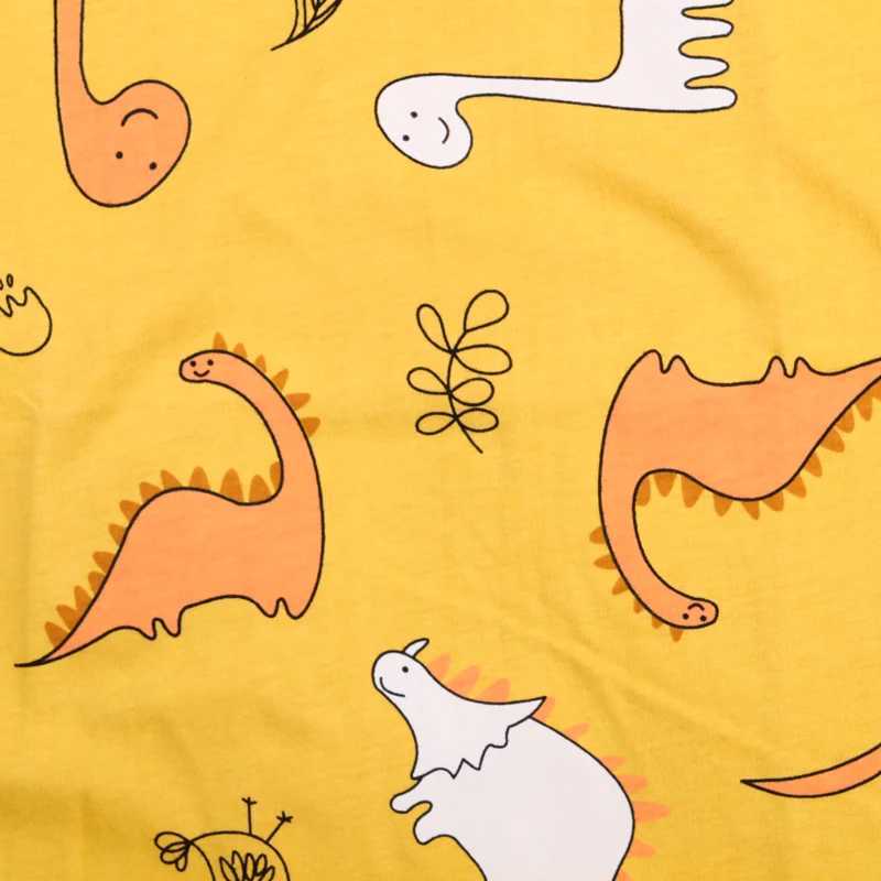 Summer boys short sleeved set cartoon dinosaur cotton short sleeved top+short sleeved 2-piece set childrens boys pajamas set 9M-4TT250327