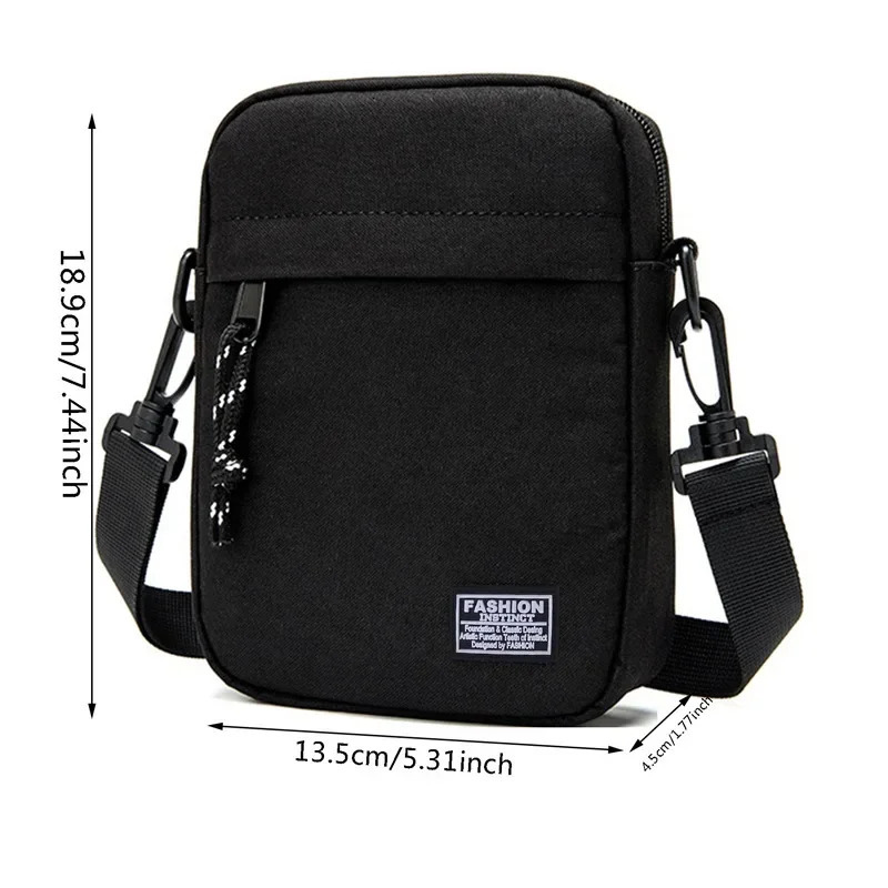 Home>Products>Shoulder bag>Oxford fabric casual mens bag>Small square bag>Fashion diagonal cross handbag 250326