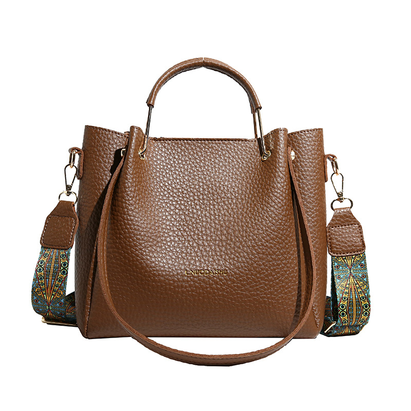 design bag 2025 Oblique crossbody bag simple and retro leisure and all-match single shoulder bag with large capacity solid color commuter handbag