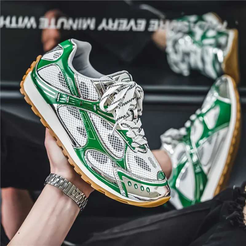 Autumn Men Sneakers Platform Vintage Shoes Casual Tennis Running Sneakers Breathable High Quality Lace Up Sport Shoes Male 39-44C250327