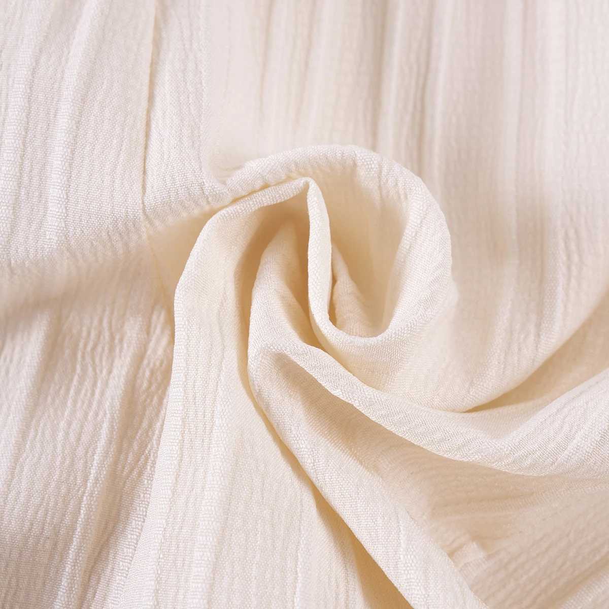 Girl Solid Color Pendant Summer Pendant Ruffle+Wide Leg Pants 2-piece Set White Cute Elegant Baby ClothingT250327