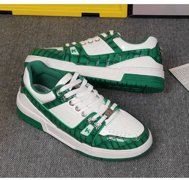 2025 Brand sneakers High top leather letter printed high-end gold White sneakers Fashion casual shoes Sports running basketball shoes Men's sneak