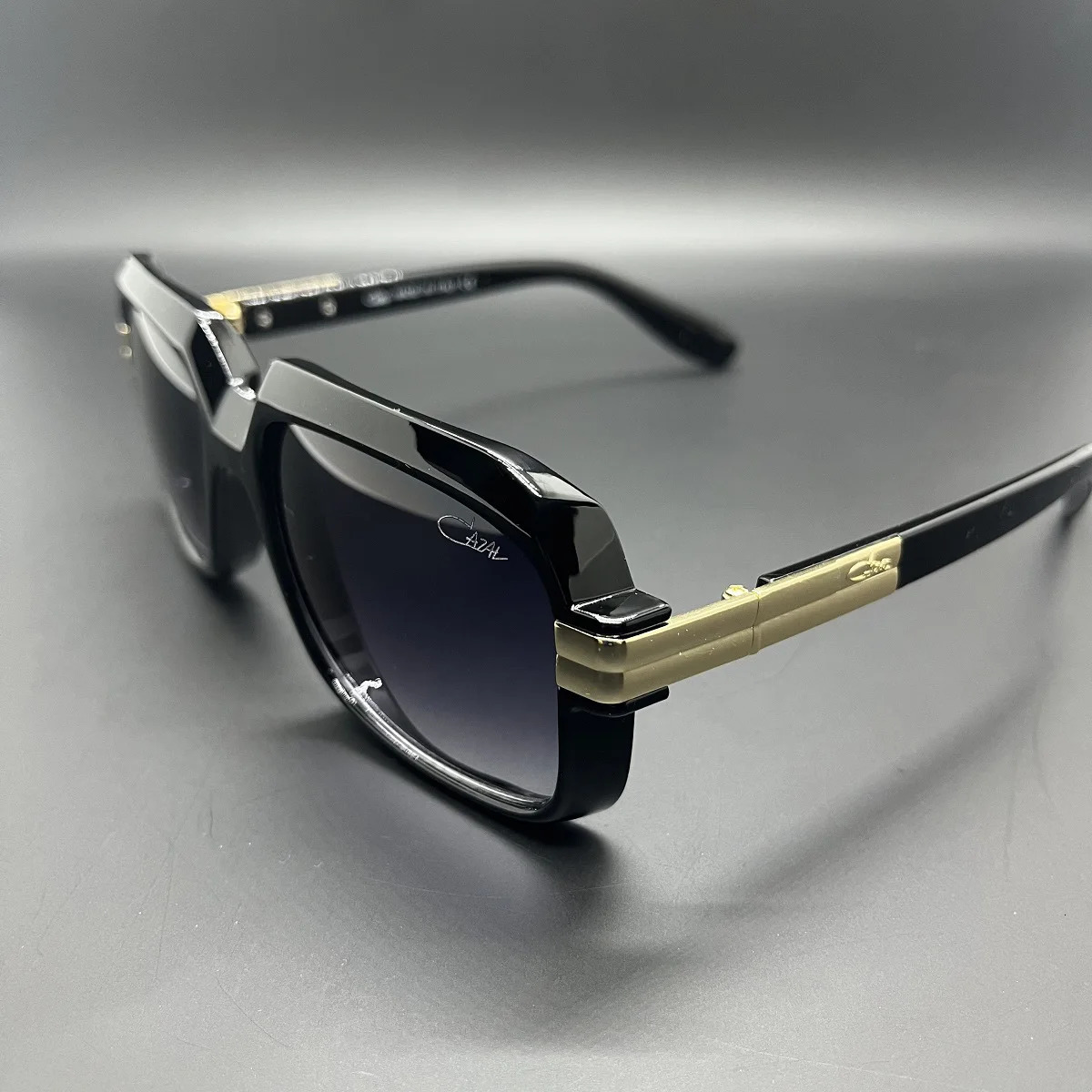 Original MOD607 Sunglasses Mens Black Square Shadow UV400 Gradient Cool Integrated 250325