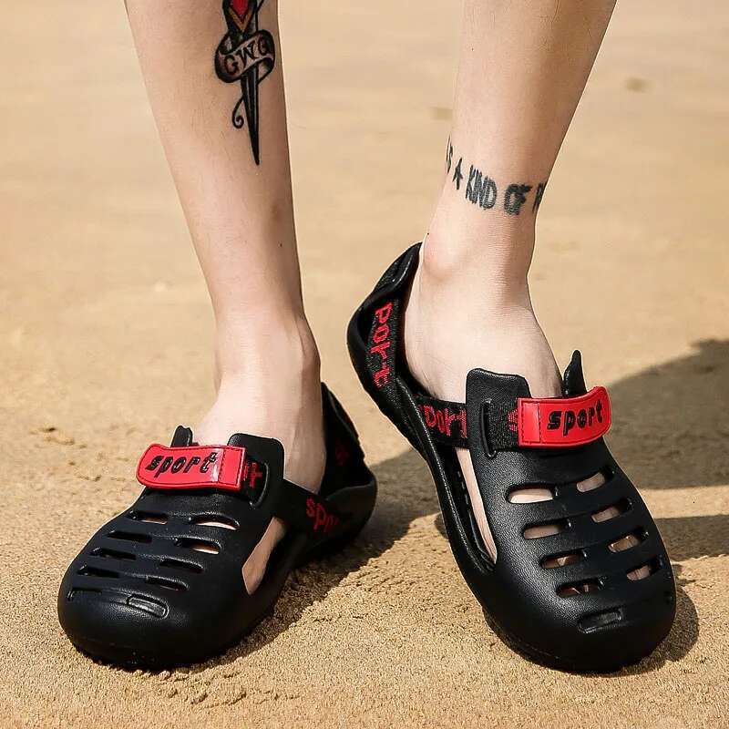 2021 New Summer Flip ps Slippers Men Outdoor Beach Casual Male Sandals Water Shoes Sandalia Mascua