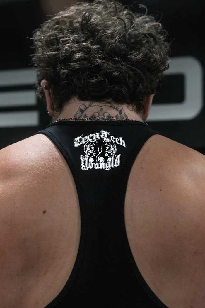 New Mens Tank Top Outdoor Running Training Sport Fast Drying Breathable Cotton Printed Top X250327