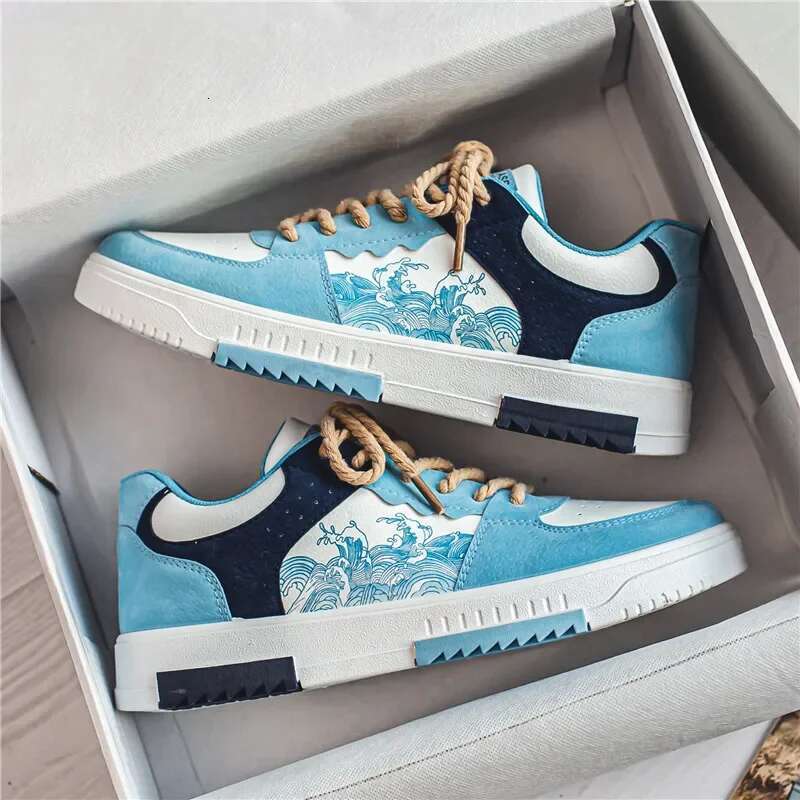 Men Casual Sneakers Autumn New Breathable Sports Shoe Workwear Fashion Thick Soled Wear-resistant Lace Up Anti Slip Shoes