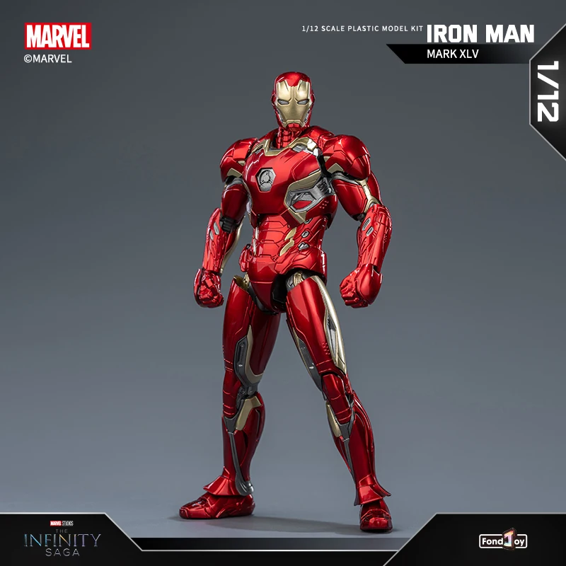 New Fondjoy Iron Man Mk45 Assembled Model Action Figure 1/12 Avengers 2 Movie Tony Stark Iron Man Model Collectible Model PVC Model Toys Boys Birthday