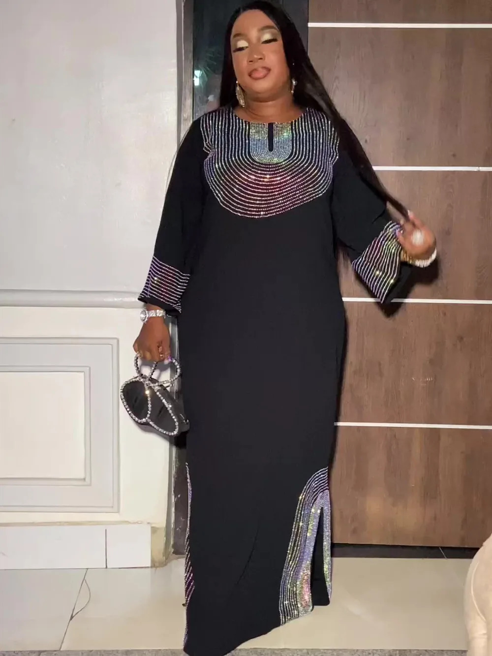 Abayas for Women Dubai y African Muslim Fashion Dress Caftan Marocain Evening Party Boubou Robe Djellaba Femme 250326