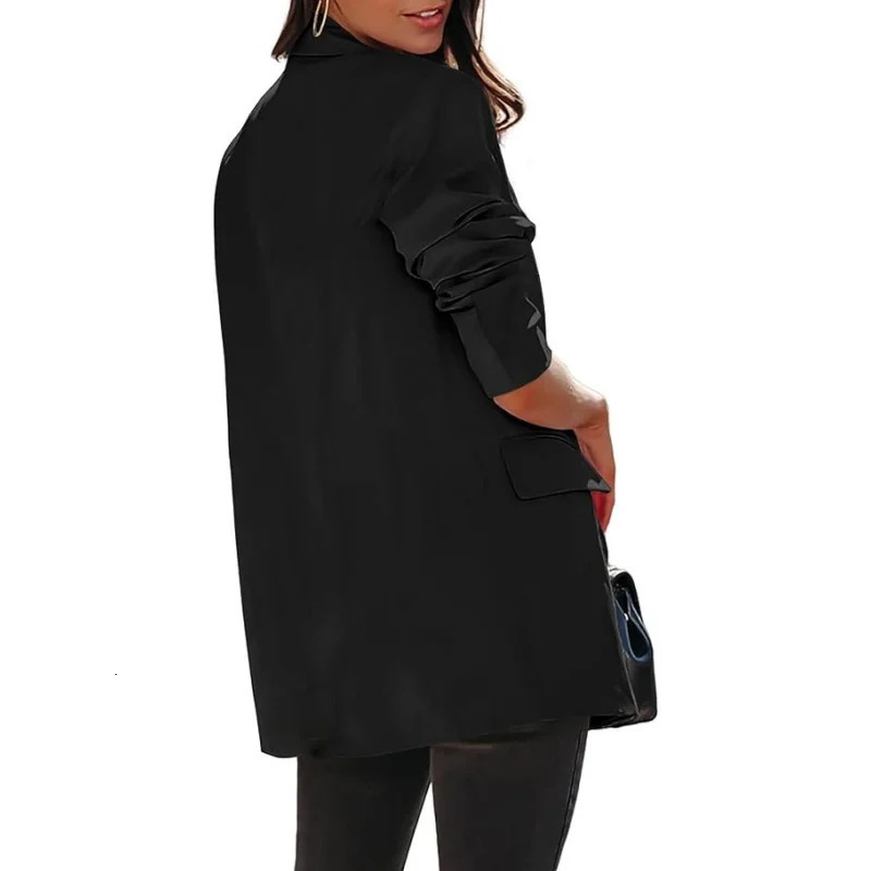 comer Womens Jacket Spring Rolling Up Cuffs Coat Lining Thin Clothing 250326