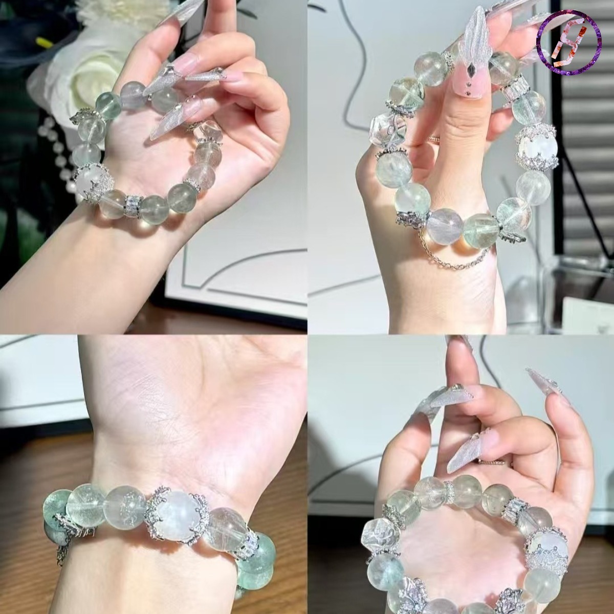 Pure Natural Energy Crystal Amethyst Rose Quartz Azeztulite Y2K Popular Designer Bracelets Designer Jewelry Women's Jewelry Karmic Imprinting Gem