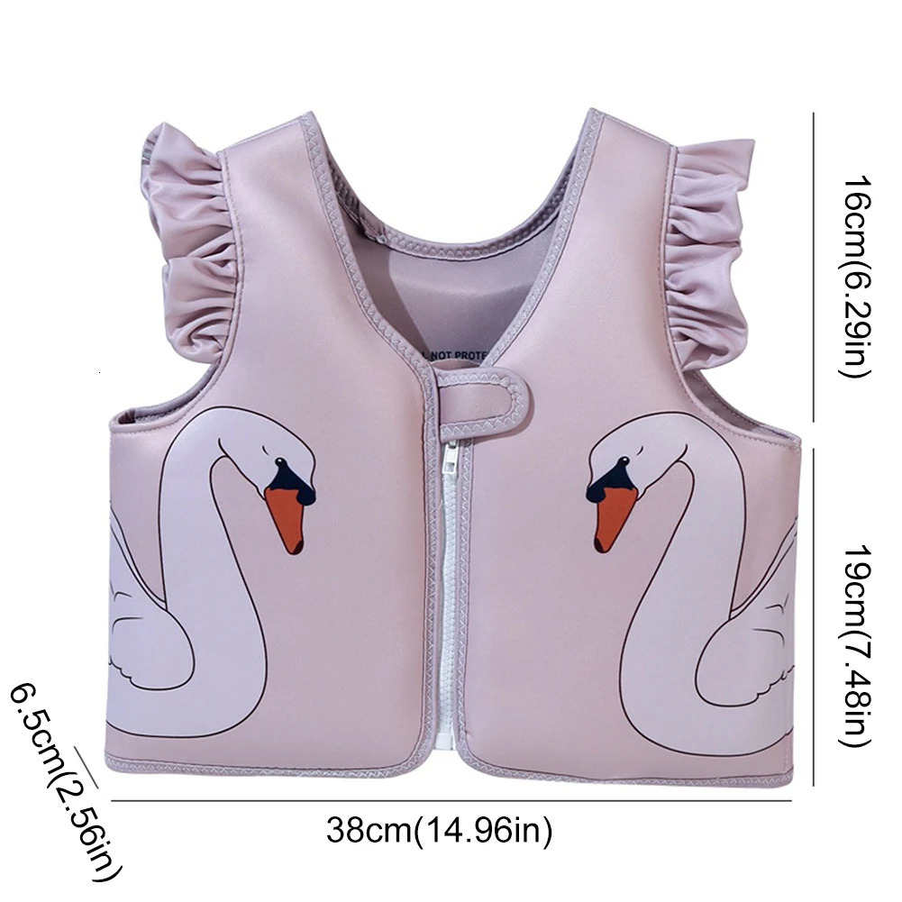 Childrens Life Jacket Inflatable Swimsuit Auxiliary Cartoon Vest Swimming Pool Accessories 250321