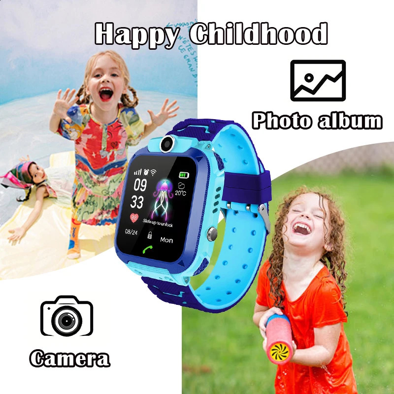 Children Mobile Watch game camera Smart Watch Touch Screen SOS children watch gift for boys and girls 4-12 years old 250327