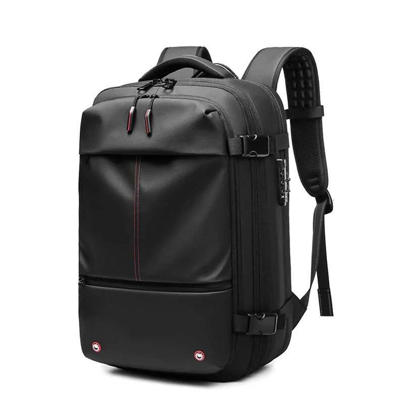 Travel Men 17 Inch Laptop Vacuum Compression Business Large Capacity School Backpack Expand Outdoor Backpack