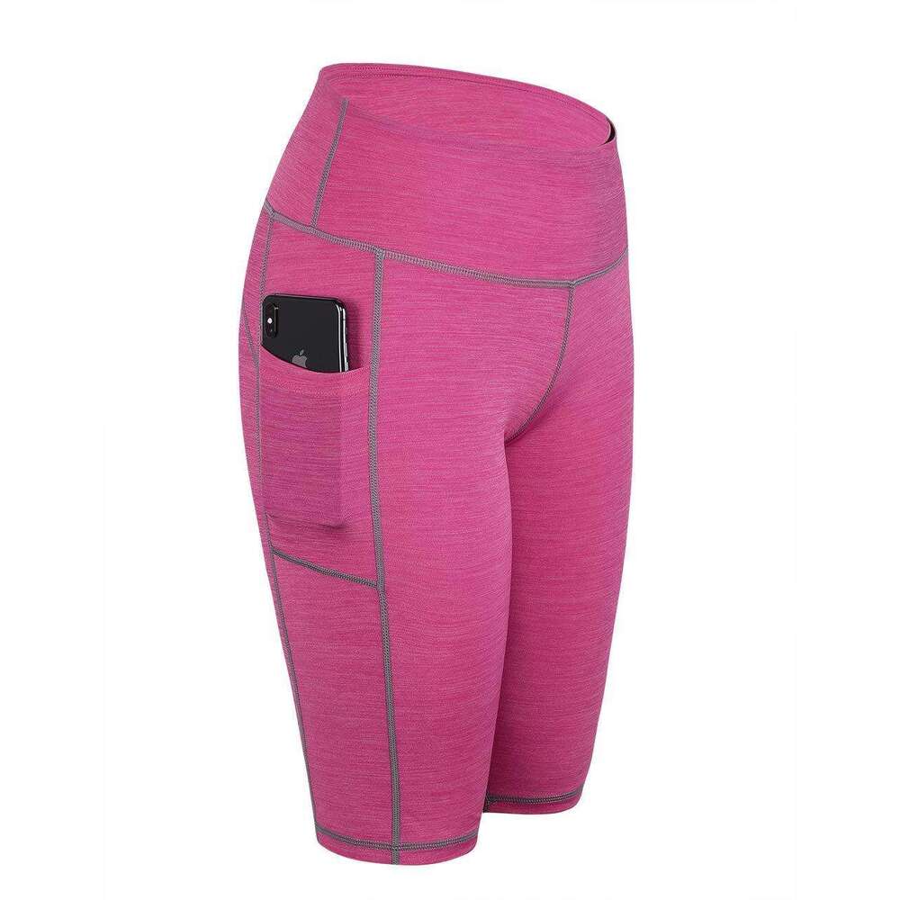 Women Yoga Pants New Spring And Summer Sports Seven Point Contrasting Shorts High Waisted Elastic Fitness Women S Pants YJ