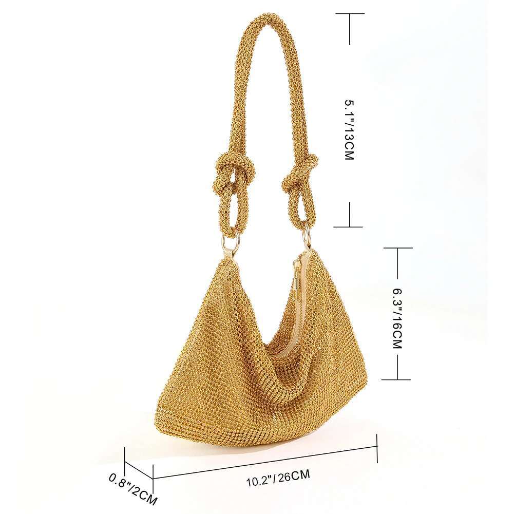 Glitter Bg,Shiny Elegant And Fashionable Envelope Clutch Bag, Party Wedding Handbag For Women Dinner Bag