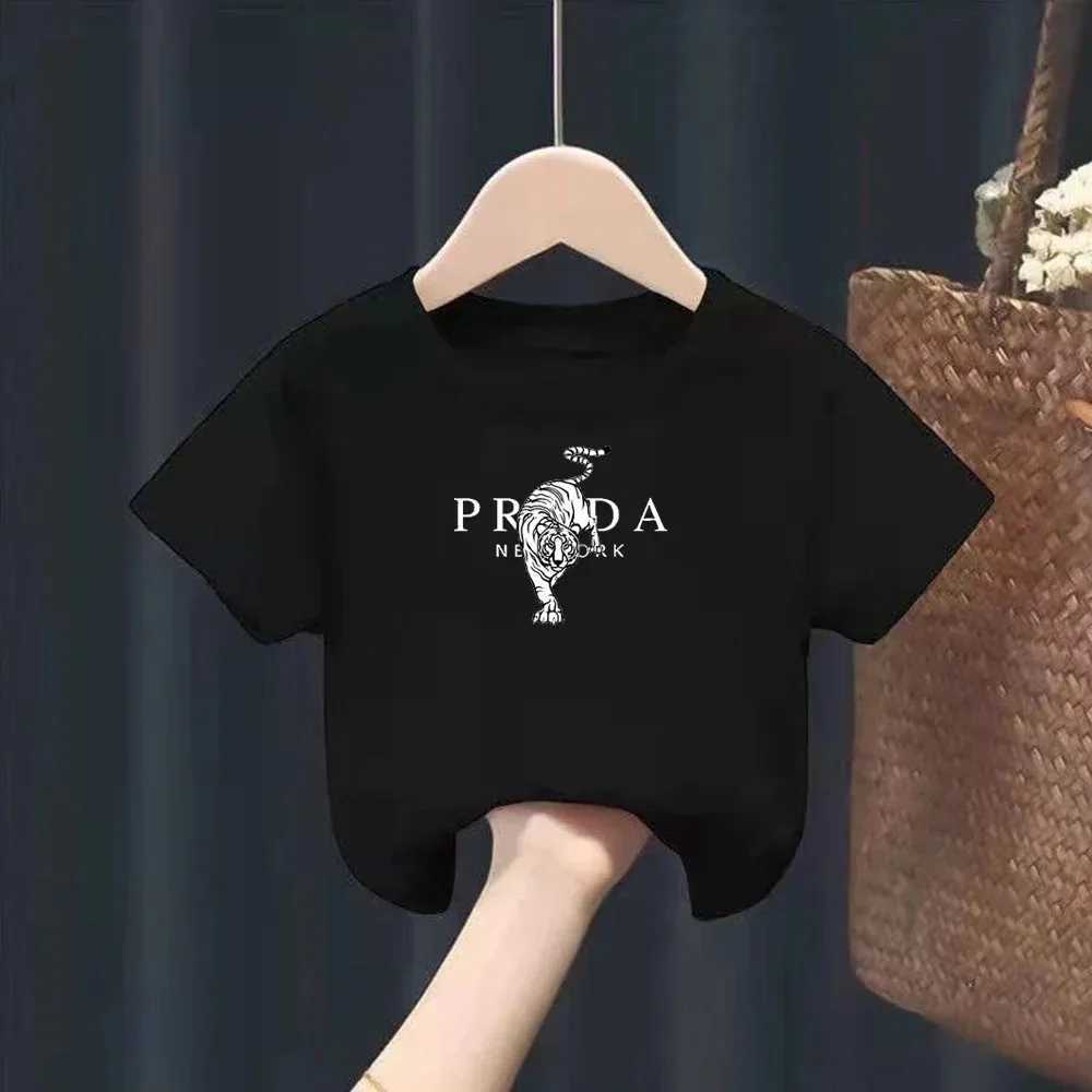 2024 New Fashion Luxury Brand TShire Childrens Casual Street Clothing Baby T-shirt Boys Clothing Anime Girls Top Childrens Free T-shirt X250327