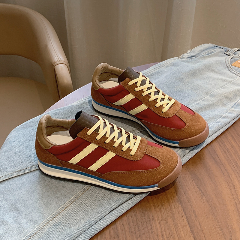 Designer shoes free shipping women casual shoe brown blue green yellow antislip breathable comfortable outdoor trainers sneakers
