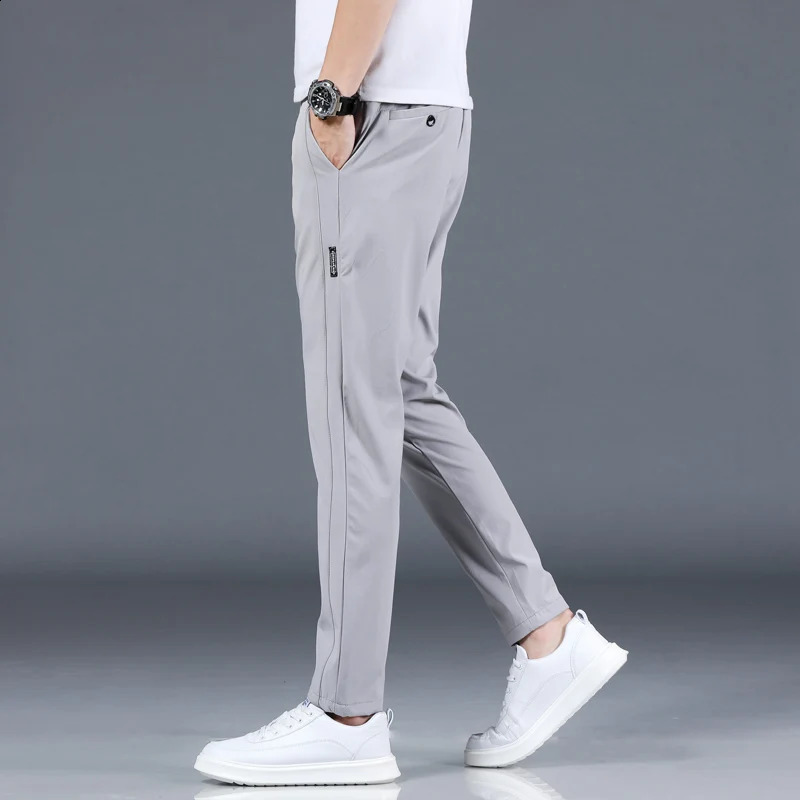 2024 Spring Summer Mens Golf Pants High Quality Elasticity Fashion Casual Breathable Trousers Men Wear 250317