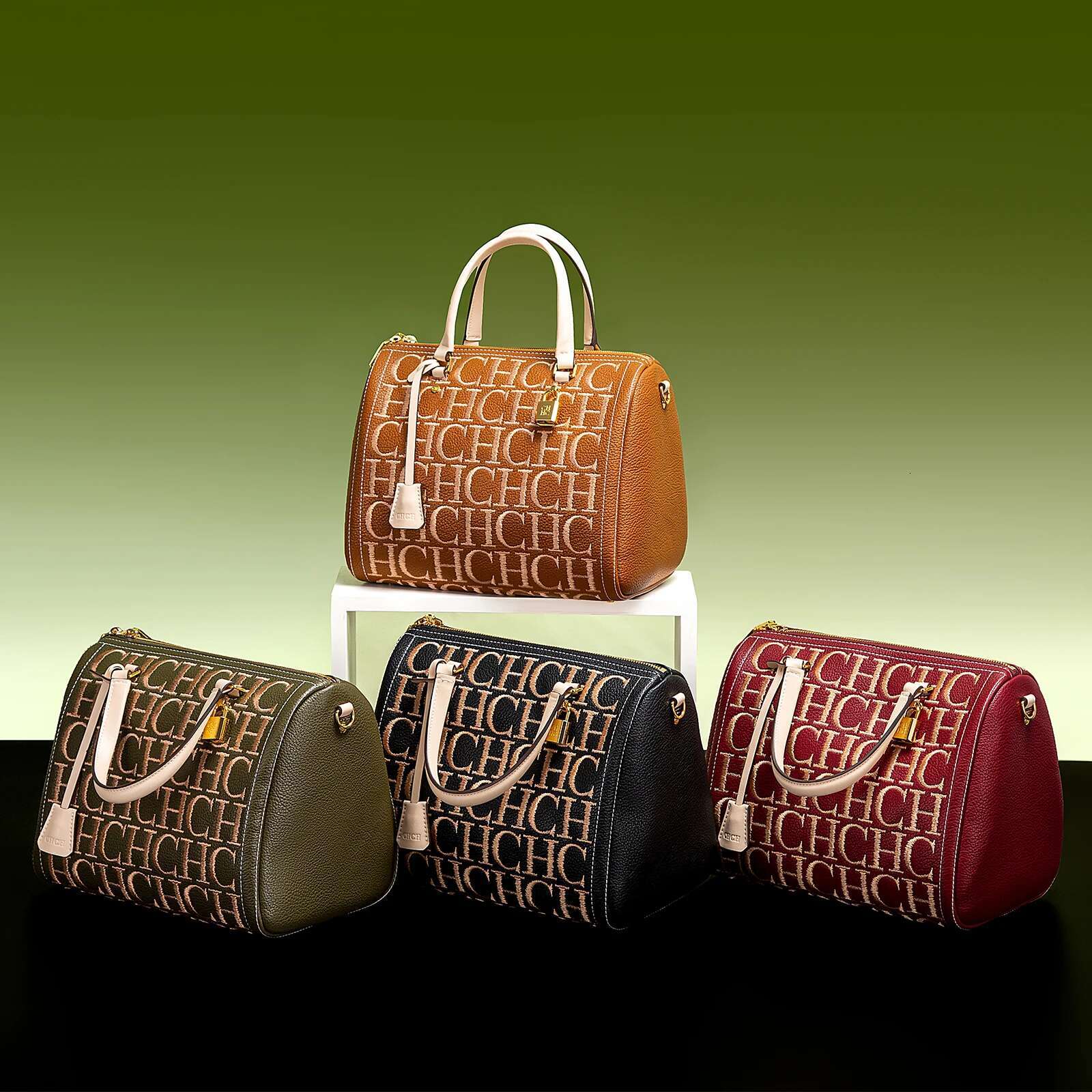 CHCH Shoulder New Embroidered Letter Design Handbag Women's Tote Bag