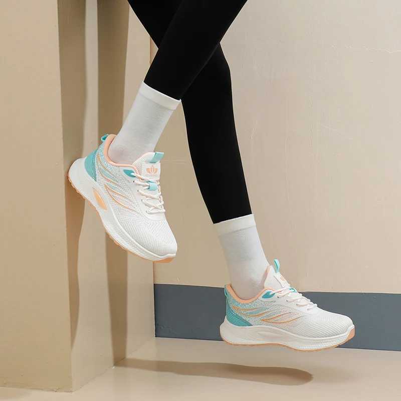 2025 New Soft soled Walking and Leisure Sports Running Shoes with Mesh Surface Breathable and Ultra Lightweight Shock Absorbent Womens Shoes Y250325