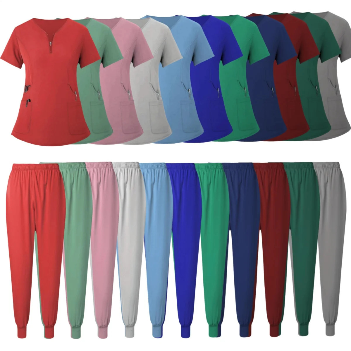 Care Beauty Salon Work Clothes Clinical ScrubPants Hydrotherapy Doctor Tuning Set Uniform Female Scrub 250326