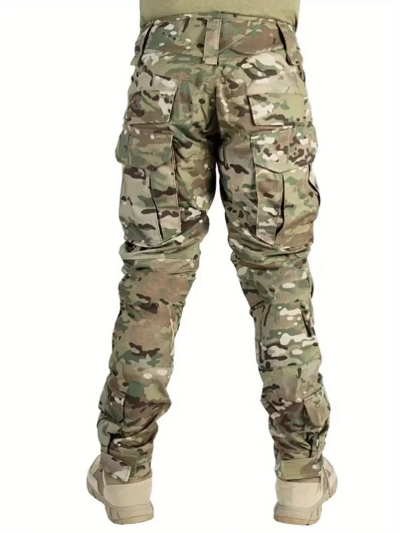 Tactical combat pants with knee pads multi cam camouflage cargo Trojan horse for outdoor sports and hunting non 250327