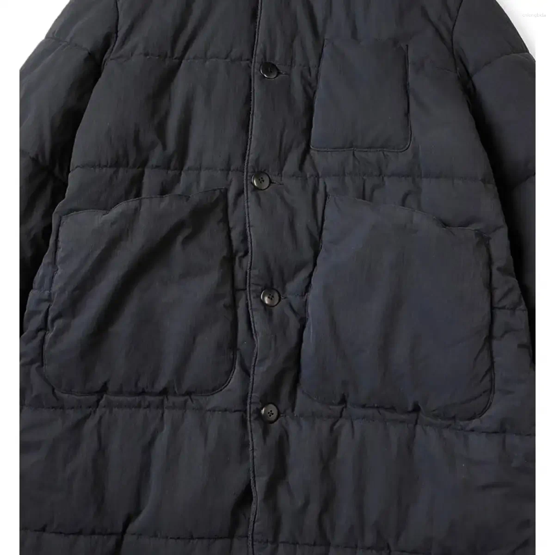 Men's Jackets KAPITAL Mid-Length Five-Panel Quilted Wrap Jacket Warmth Style Outerwear