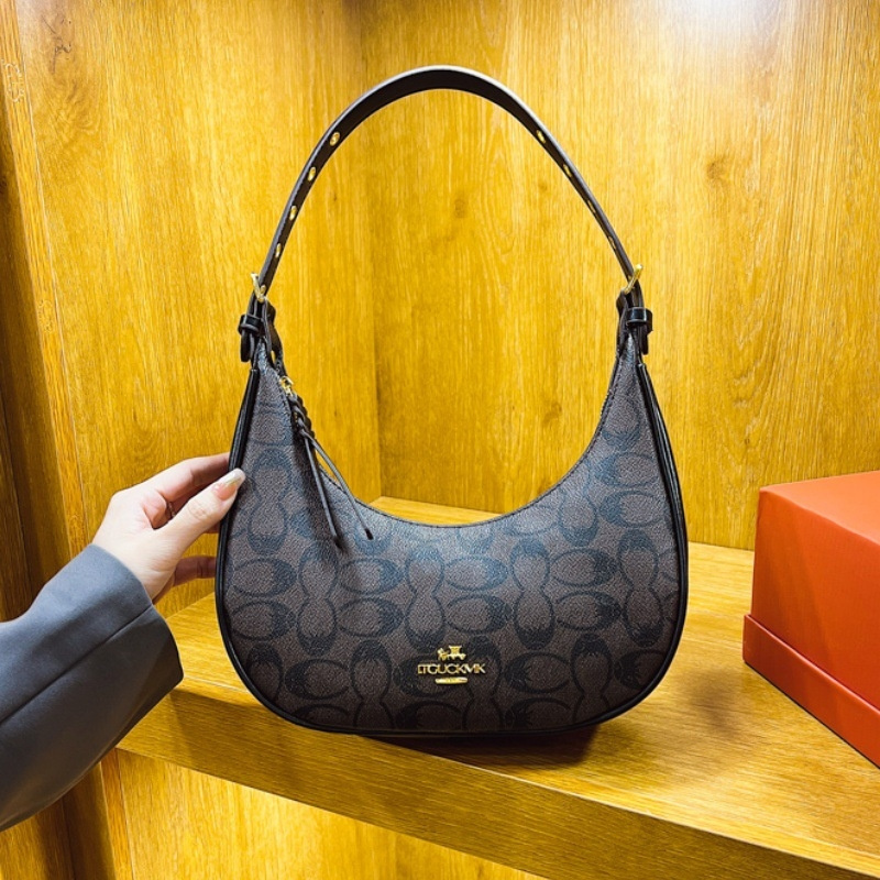 Free shipping 2025 New Designer bag Fashion Fashion print temperament Underarm bag Single shoulder crossbody bag for women