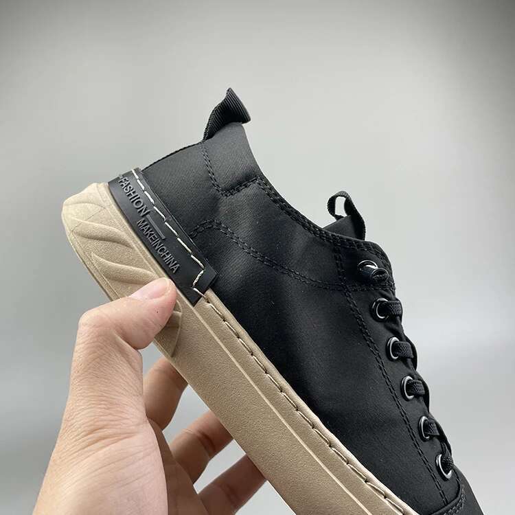 New Trendy Canvas for Summer Breathable Ice Silk Cloth Casual Mens Shoes Edition Student Board Tennis Men Sneakers
