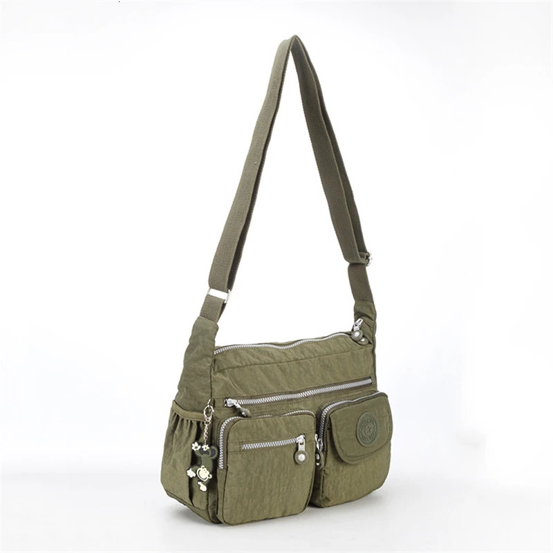 High quality A4 mens shoulder messenger bag cross body large capacity wallet waterproof lightweight green blue purple M0938 250326
