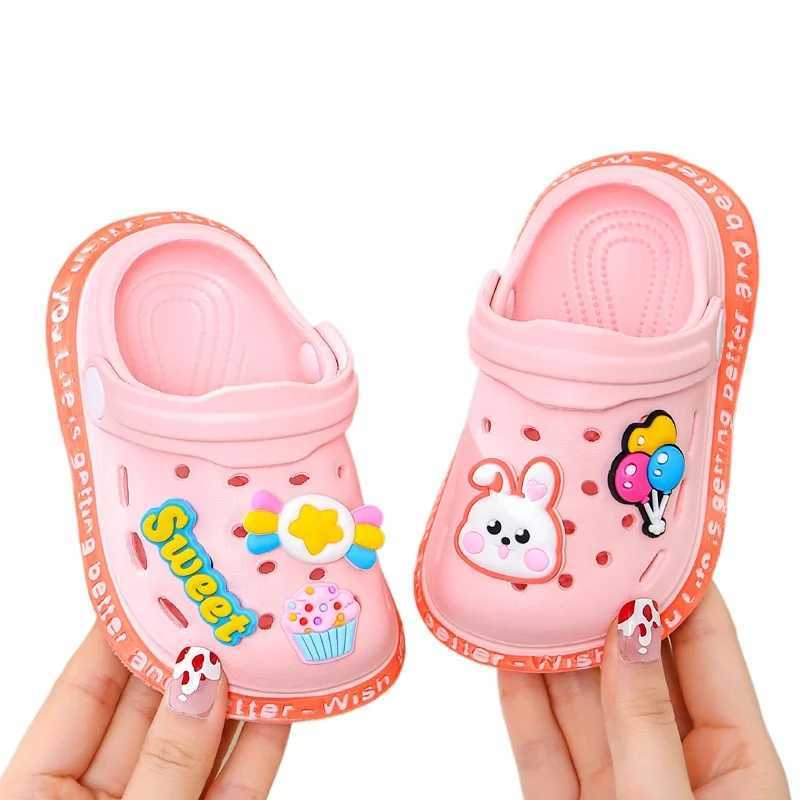 Slipper Summer childrens garden Clogs shoes for boys and girls beach sandals for children lightweight breathable cute cartoon slider baby slider S2532