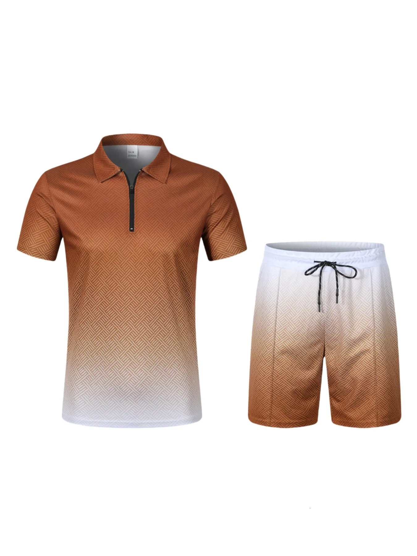 Mens Beach Shorts Two piece Sports and Leisure Summer Set 250327