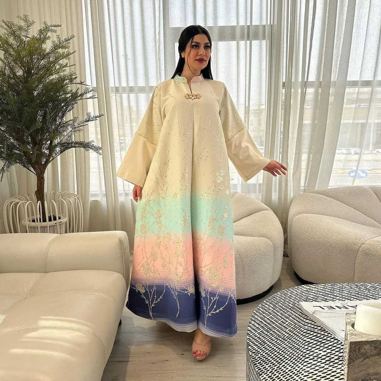 Ramadan Eid Abaya Dubai Turkey Muslim Hijab Long Dress Islamic Clothing African Dresses For Women Robe Musulmane Djellaba Femme X250514