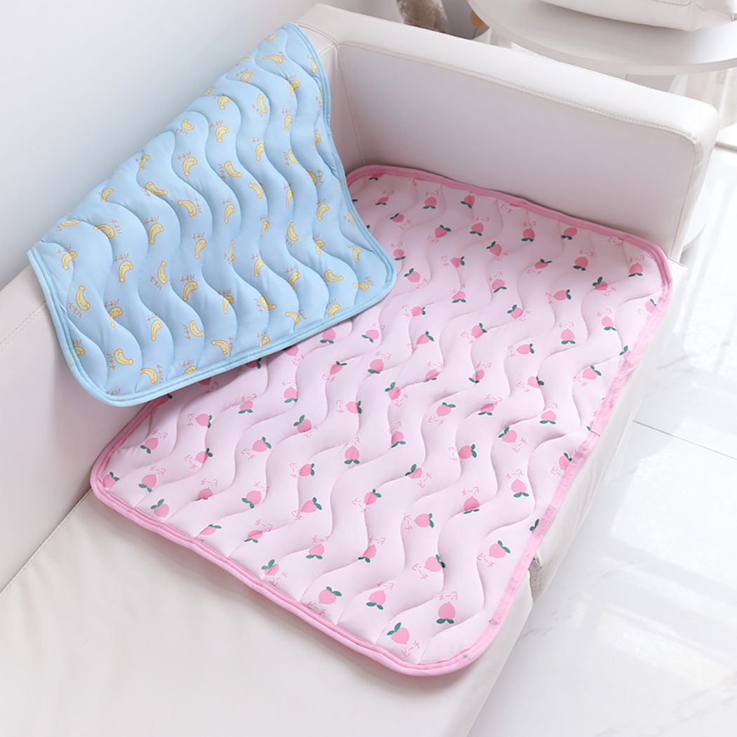 Dog Cooling Mat Summer Pet Ice Silk Pad Breatbable Dog Cat Seat Cushion Pet Sleeping Bed Kennel For Small Meduim Dogs Cat