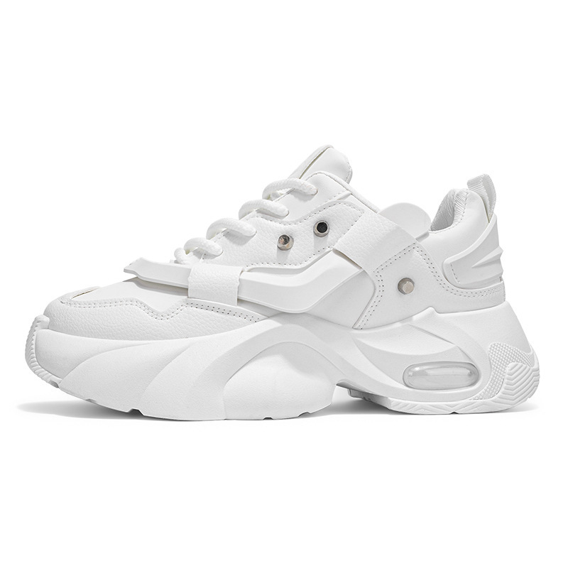 Free shipping new casual shoes men sports shoes trendy fashion shoes big daily comfortable black white