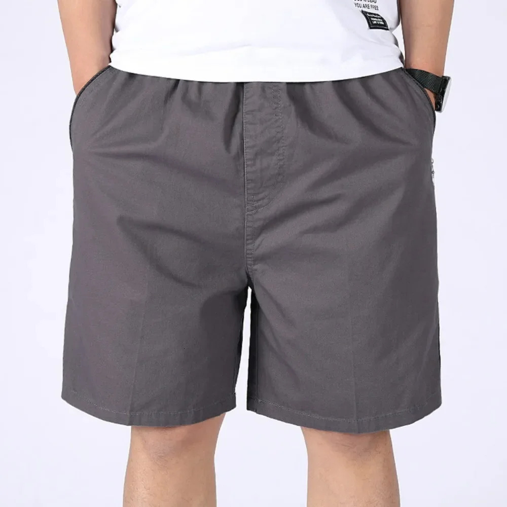 summer cotton casual shorts brushed soft loose beach wear jogging pants 250326