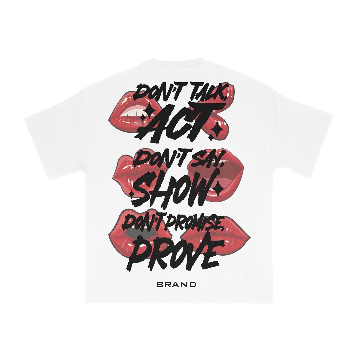 2025 Crew American Retro Y2K Neck Cotton Print Oversized Hip Hop Tshirt Mens High Quality Loose Trend Short Sleeve Women INS 250318