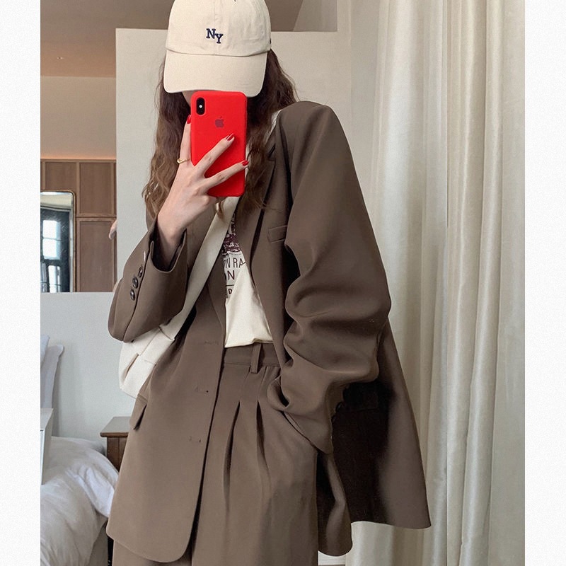 L3261Korean-Style Women's Internet Celebrities Suit Tops - Perfect for Spring and Autumn Wear