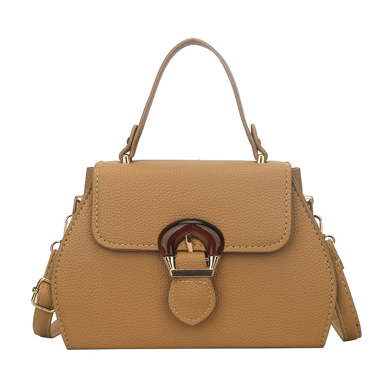 Lychee pattern fashion simple new fashion trend hand bill of lading shoulder crossbody ladies small square bag