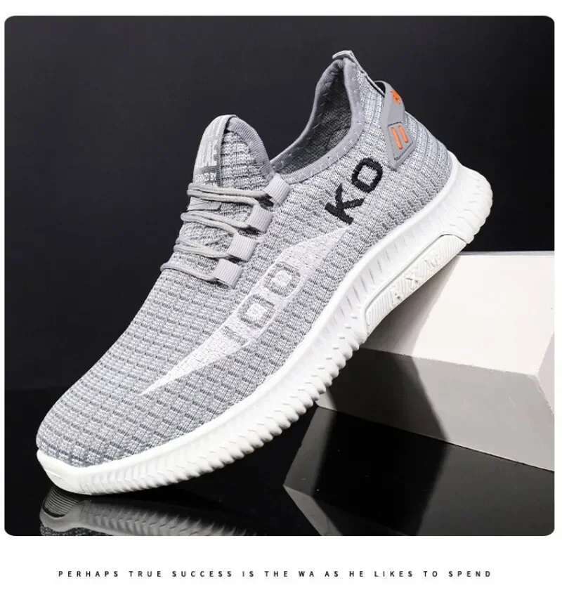 Breathable Mesh Sneakers Comfortable Casual Sport Fashion Lightweight Deodorant Outdoors Shoes Plus Size 39-44