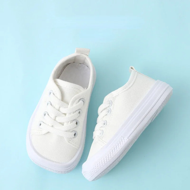 Zapatillas Kid Shoe Autumn Boy Sport Shoes Solid Color Simple Kid Shoes Versatile Casual Shoe Daily Wear Canvas Shoe Tenis 250326