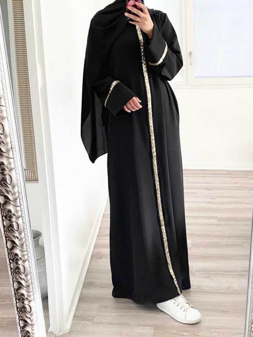 2025 Eid Muslim Dress for Women Ramadan Jalabiya Party Long Dresses Abaya Long Robe Morocco Dubai Abayas Kaftan Islam Vestidos Largos X2505141