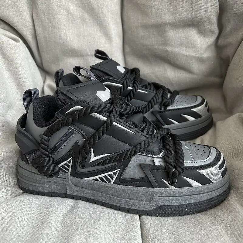 Designer Shoes With 41 42 Retro Fashion Running Women's Men's Sports Design Orange Black White Thick Soled Sports Shoes Women's Plus Si