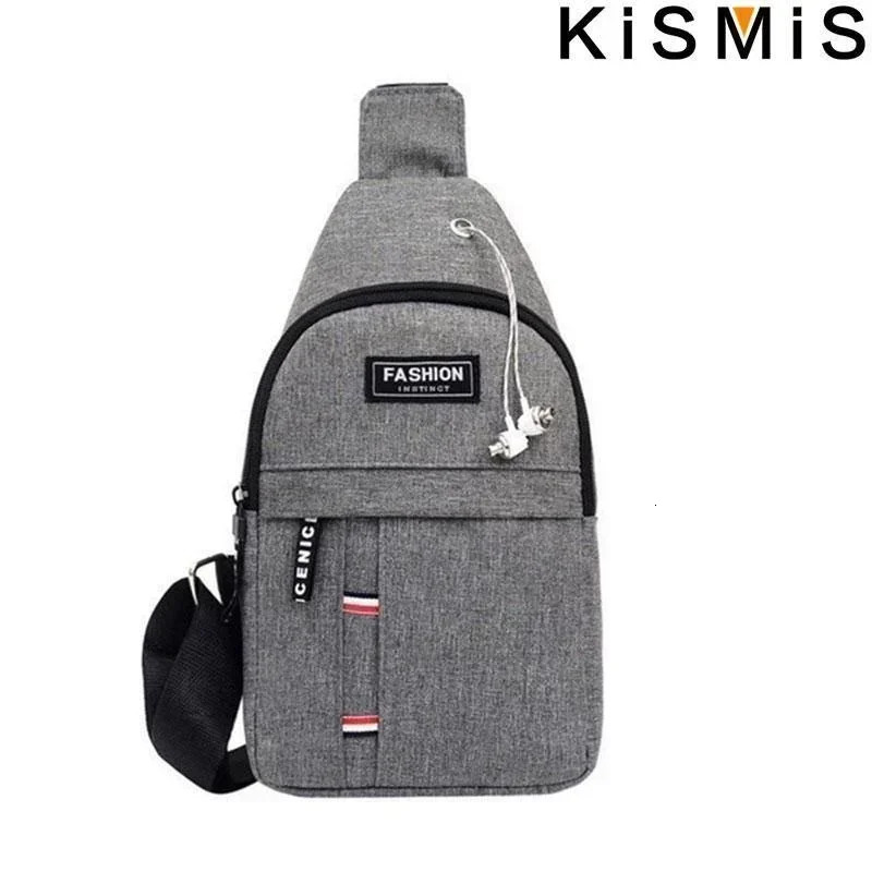 Fashionable chest bag multifunctional messenger sports bike large capacity mens and womens variable 250326