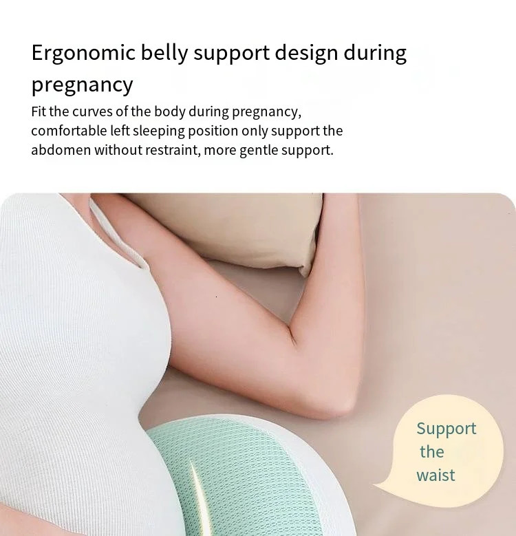 Pregnant Womens Pillow Waist Protection Side Sleeping Pillow Support Lying Pillow Special for Sleeping Pregnancy Pillow 250326