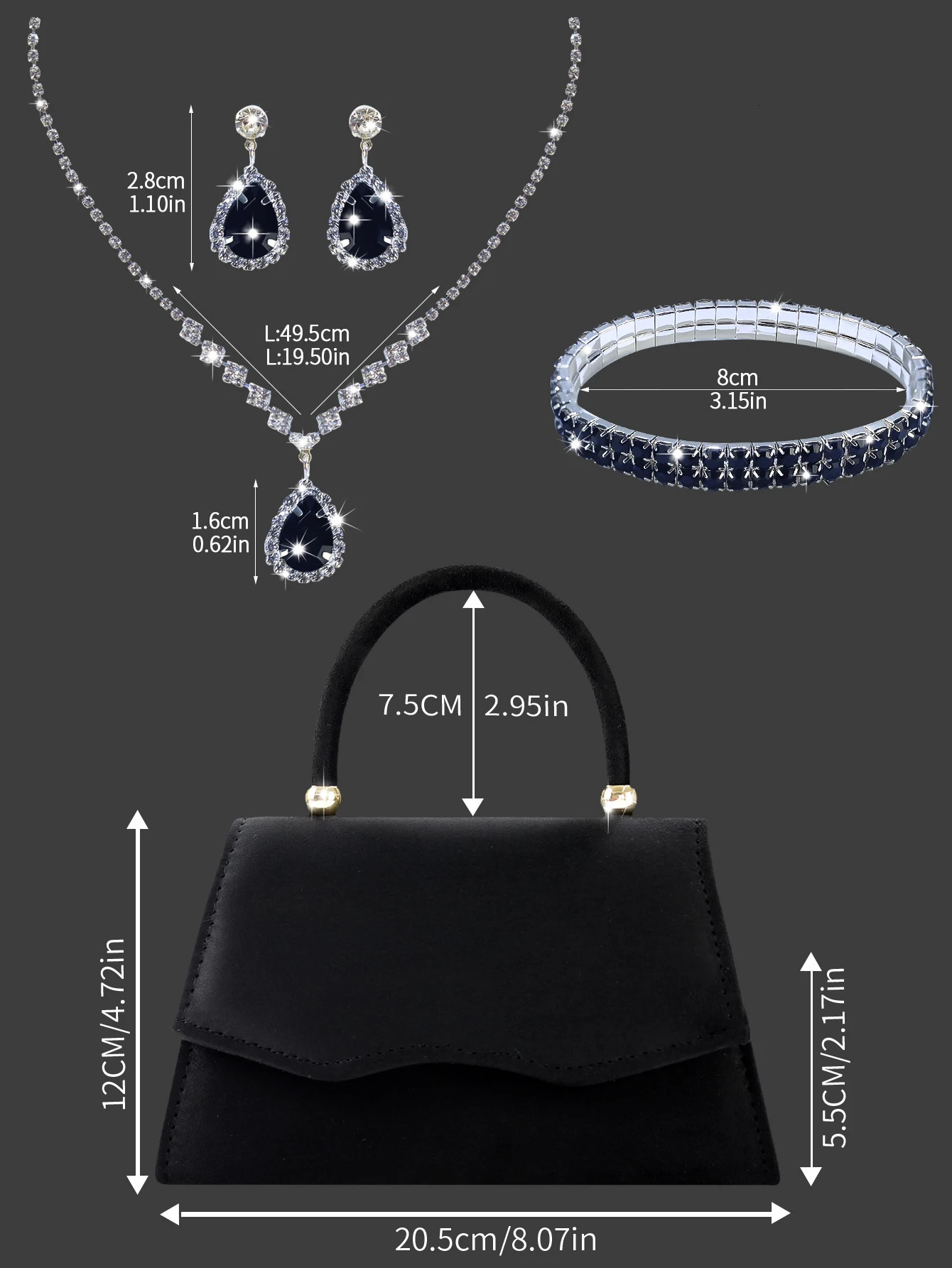 Fashionable and luxurious womens party plush handbag elegant graceful evening bag with sparkling metal chain hidden card wal 250326
