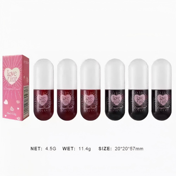 6 Color women Lip Glaze Waterproof Non Stick Lip Dye Liquid Lipstick Long Lasting Lip Stick Lip Tint Velvet Lipsticks