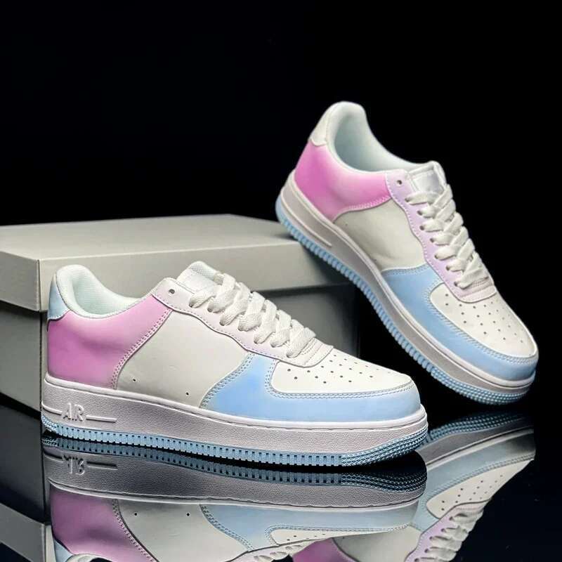 Spring Blossoms: Thick soled High cut Board Sho es - E nhance Your Style