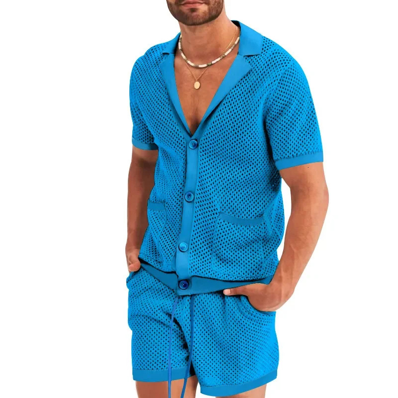The selling vacant perspective cool casual slim mens short sleep shorts set 250326